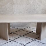 Low table in travertine