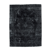Tapis oriental surteint fait à la main 292 cm x 383 cm tapis en laine noire