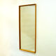 Vintage oak wall mirror by Nyge Verken Nyköping - Sweden 1960s