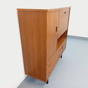 Meuble bibliothèque secrétaire de rangement vintage style scandinave