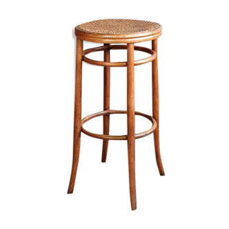 Bistro stool 1900 in curved wood