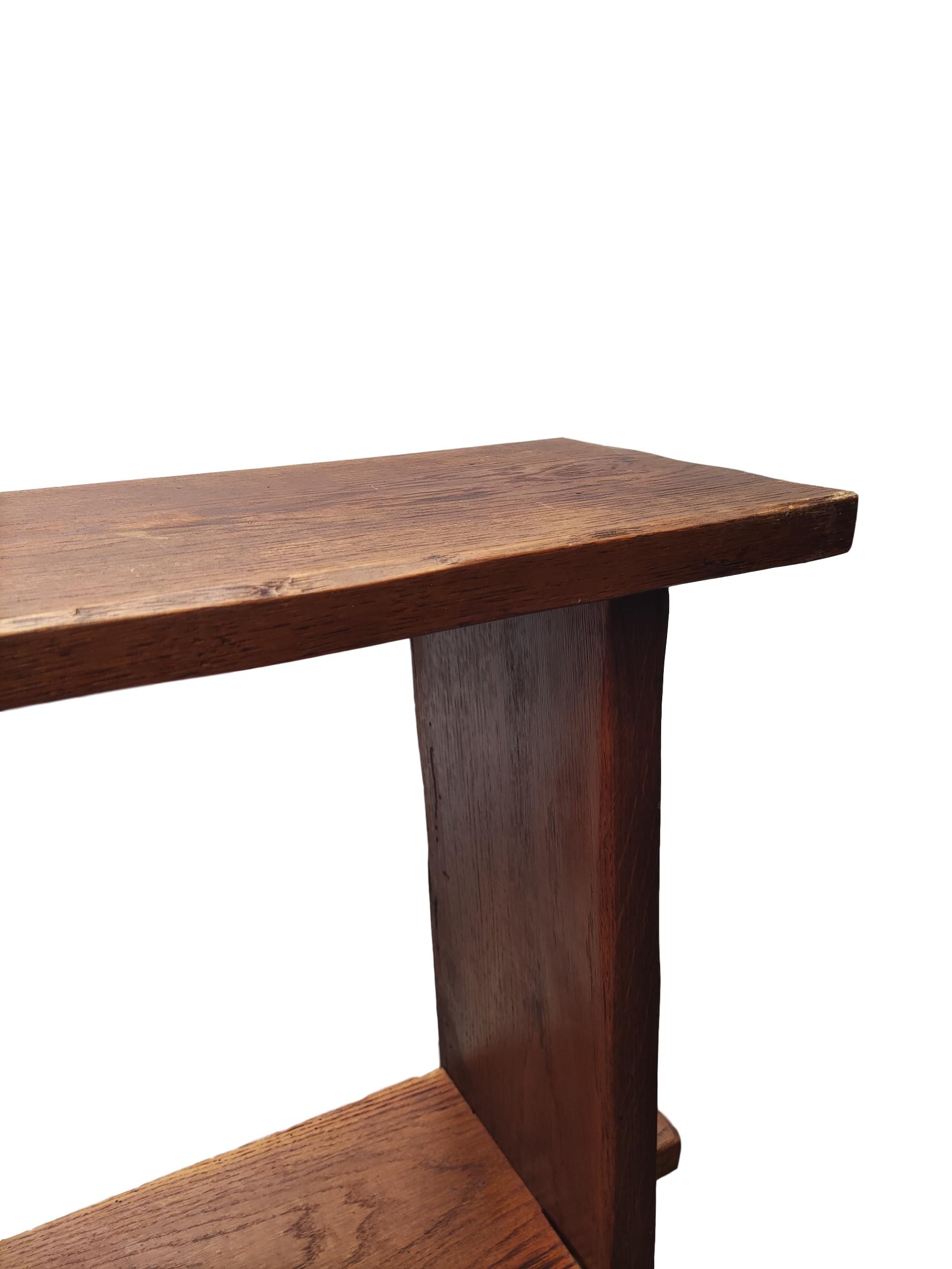 Portable brutalist style shelf, 1930s