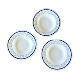 Set of 3 deep plates