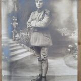 Cadre photo en bois doré