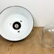 Industrial Grey Enamel and Cast Iron Pendant Light with Glass Cover, 1960s