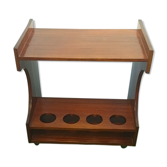 Scandinavian rosewood bar