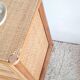 Commode en rotin vintage circa  années 70