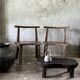 Large old teak chair or armchair H84 L60
