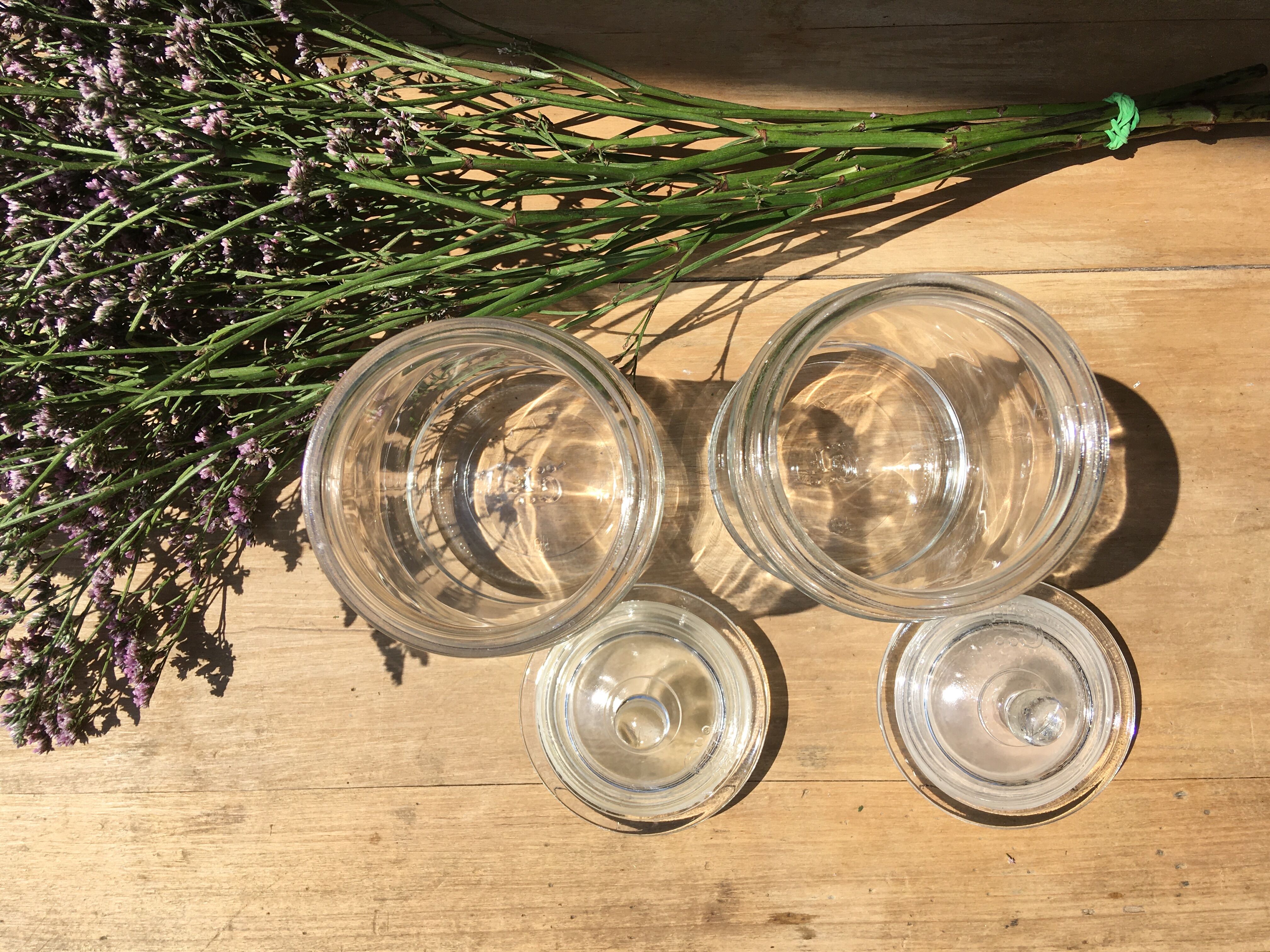 Pair of vintage jars