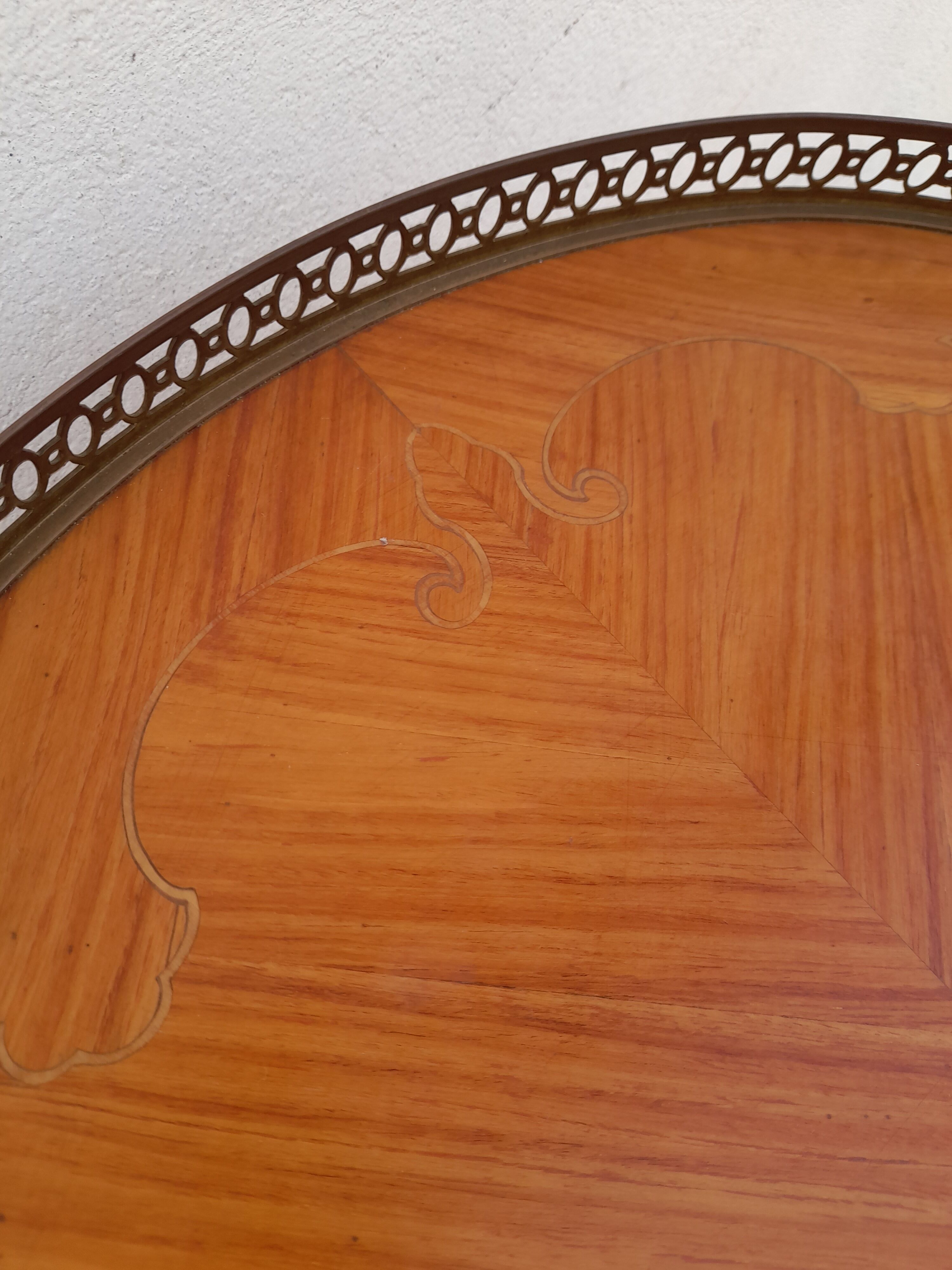 Louis XV style bedside in Marquetry