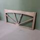 19th century french wooden window frame with arrows