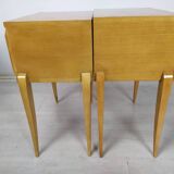 Pair of art deco bedside tables