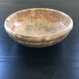 Pink beige raku cup