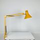 Lampe d'architecte articulée Habitat vintage en métal jaune