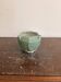 Celadon green porcelain ashtray brush washer with Fu Shou characters.