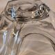 Crystal candlestick from Bayel, flower petal shape A559