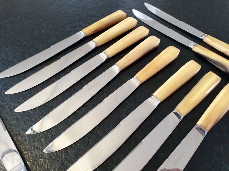 Series of 12 table knives