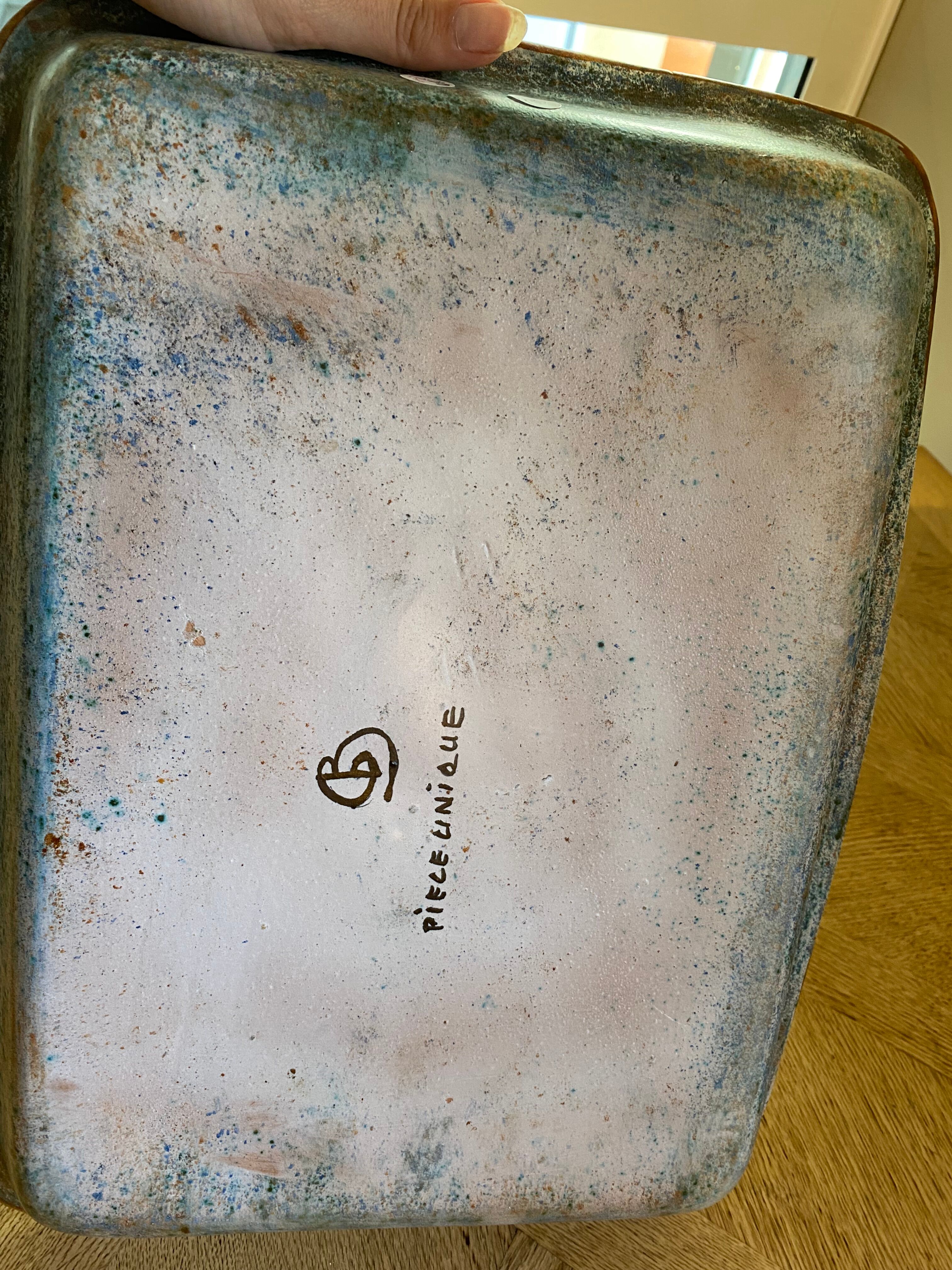 Ceramic dish Bernard Buffat