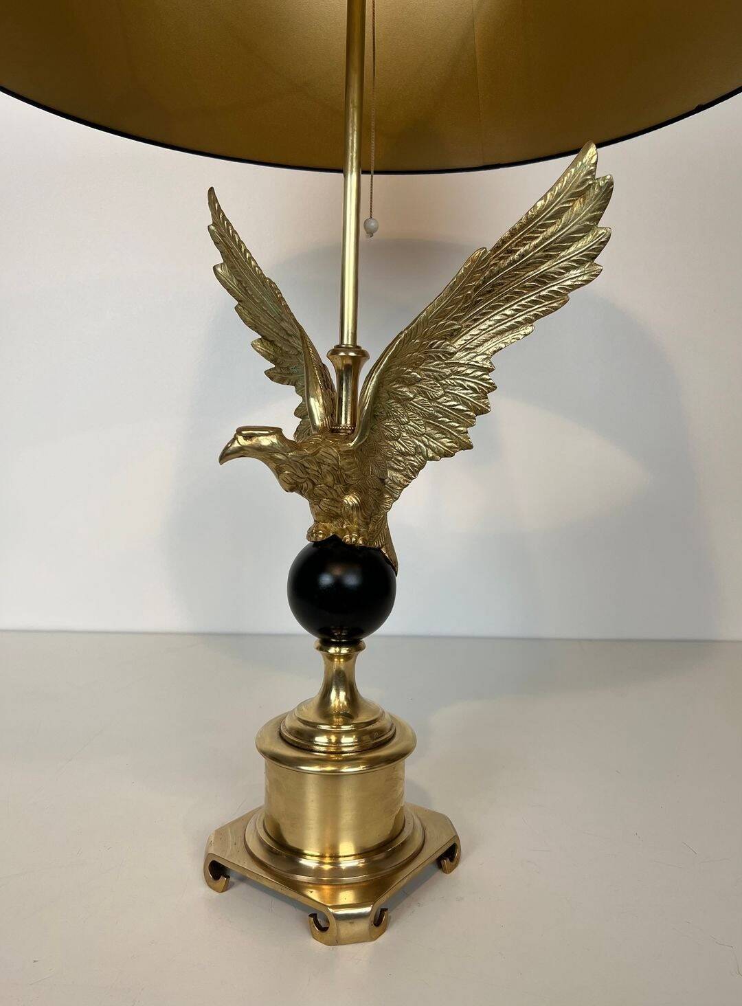 Royal Eagle Table Lamp in Bronze, in the Style of Maison Charles, Work