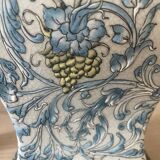 Antique Chinese enameled ceramic lamp