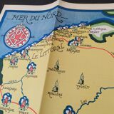 Tourist map of Belgium