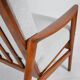 Fauteuil spectaculaire rénové, tissu gris clair, années 1960, usine de meubles Swarzedzka