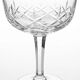 Cut crystal champagne coupes from the 1950s.