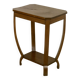 Art deco curved wood pedestal table ref bagatelle.