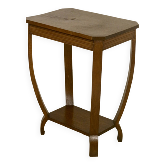 Art deco curved wood pedestal table ref bagatelle.