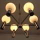 Opaline Glass Pendant Lamp from Sölken Leuchten, Germany, 1960s