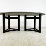 Oval dining table 1970s