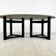 Oval dining table 1970s