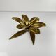 Cendrier Fleur en Laiton, 1970, grand modèle