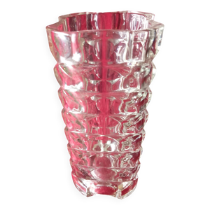 Vase en verre art deco