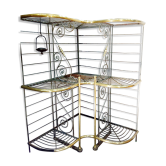 Grille de boulanger d'angle ancienne.