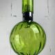 Midcentury extra large green glass tube pendant, Staff Leuchten 1960s-1970s