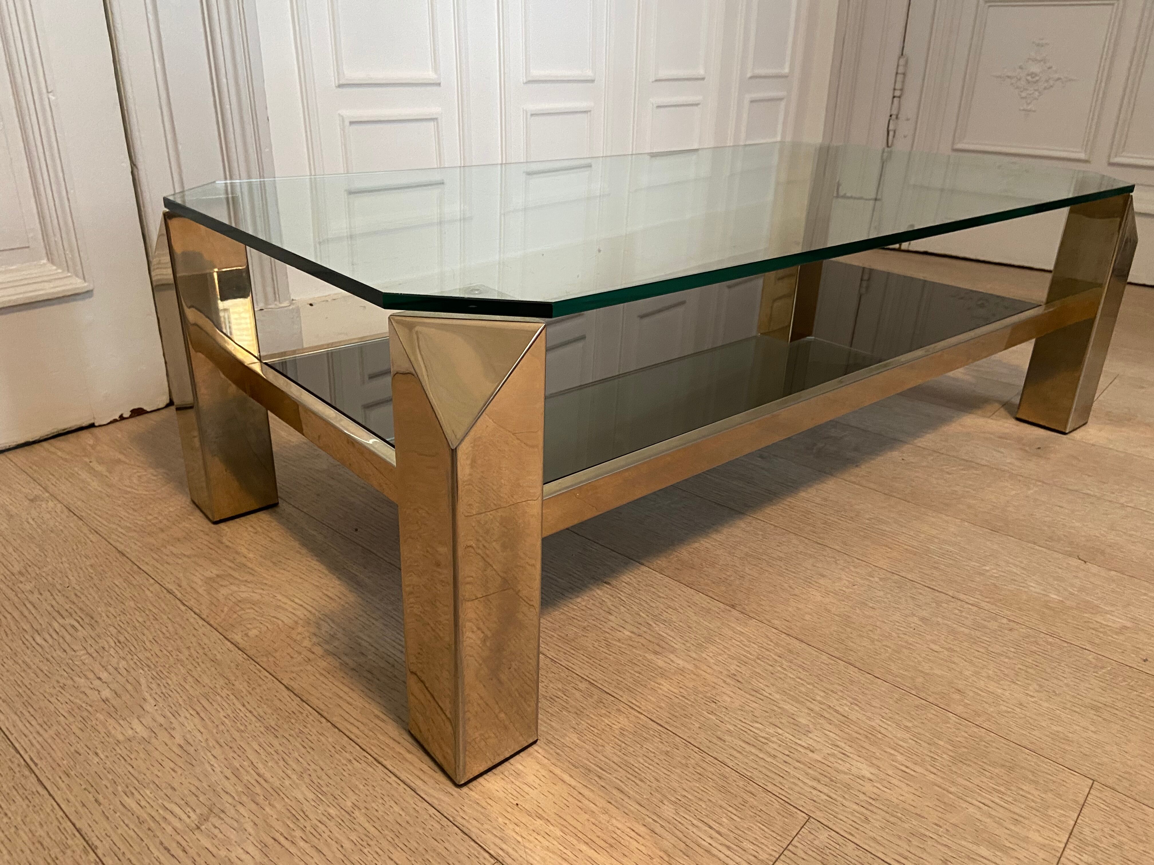 Belgo Chrom gold coffee table at 23K