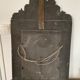 Miroir a parcloses en cuivre repoussé XIXeme - 69x43cm