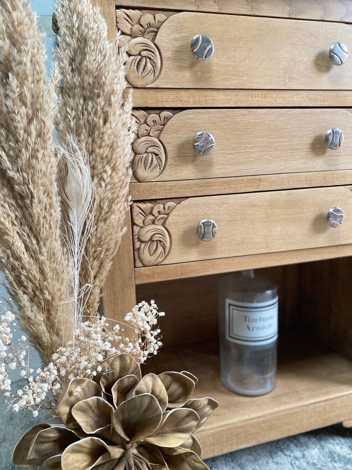 Small art deco style chest of drawers