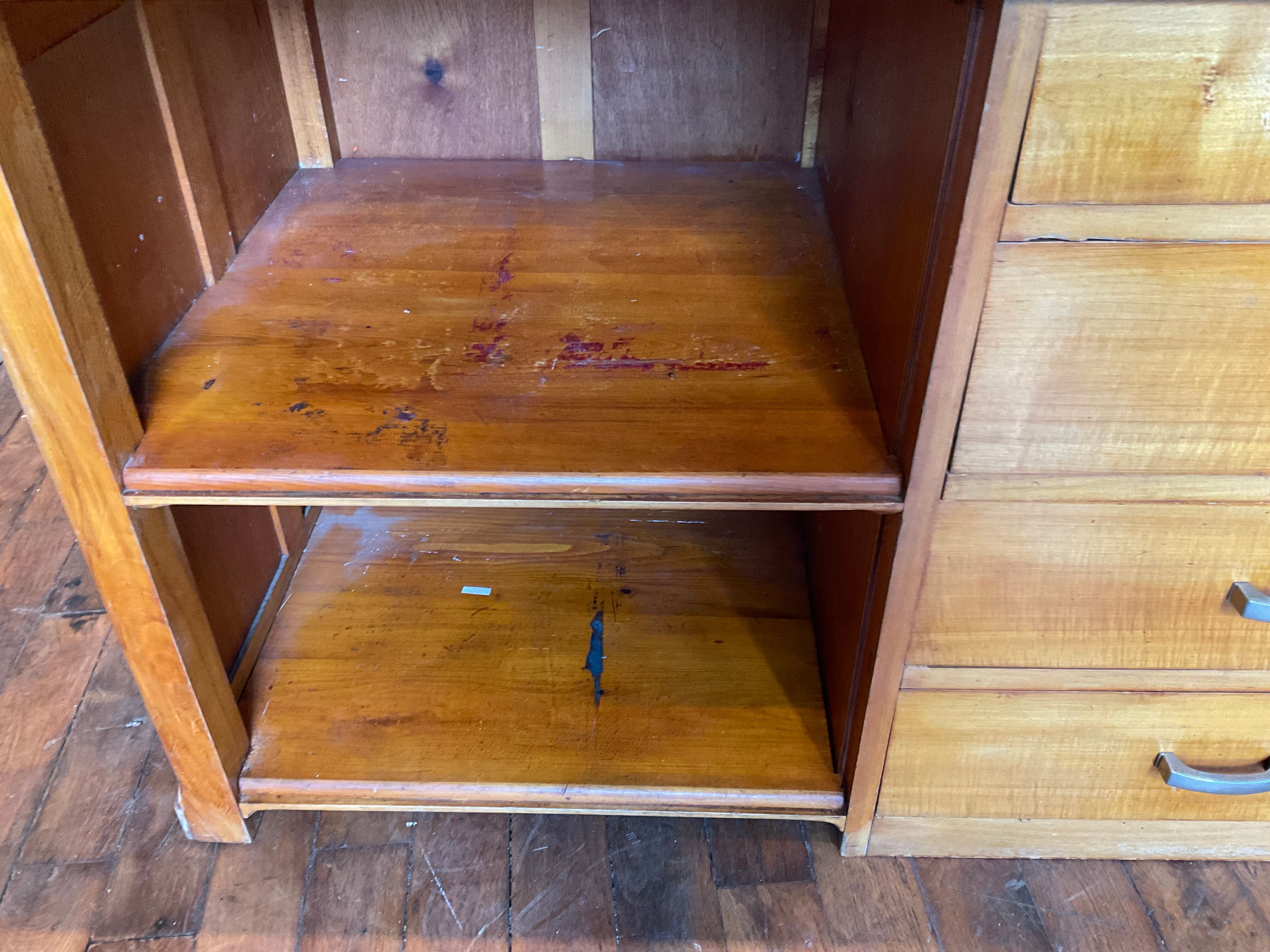 Store counter bank store haberdashery be 4 drawers