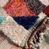 Moroccan Berber rug M'rirt colorful with geometric patterns