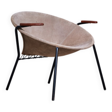 Vintage Balloon Chair by Hans Olsen, Denmark, 1960s