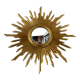 Sun mirror witch's eye vintage gilded wood 60s-70s