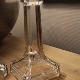 Glass candle holders