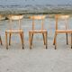 5 chaises de Thibault Desombre, 1990
