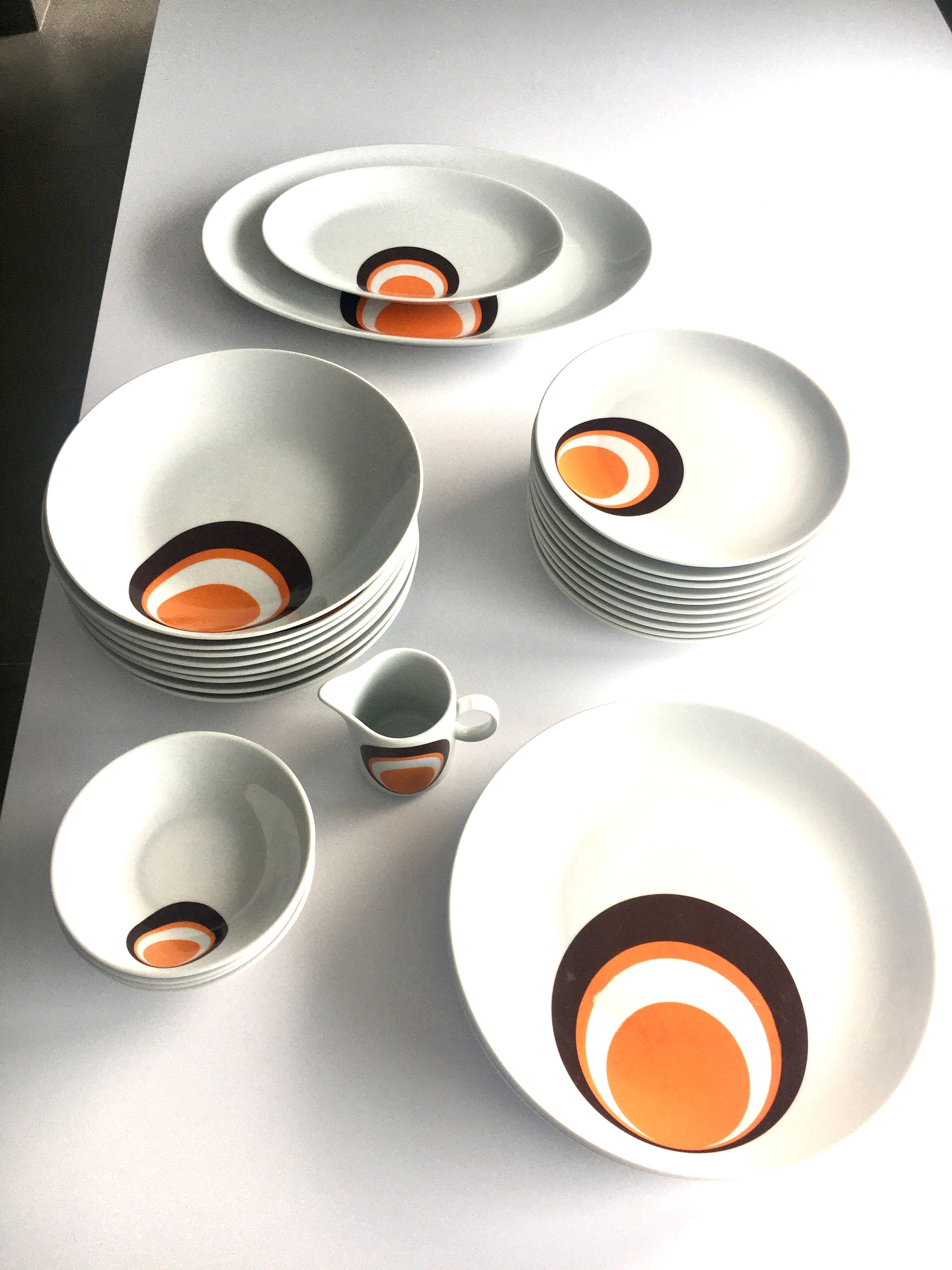 Service de table vintage 1970 Bavaria Winterling 29 pièces