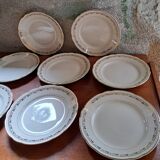 Suite de 8 assiettes Villeroy et Boch