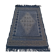 Tapis bleu tissé à la main en pure laine