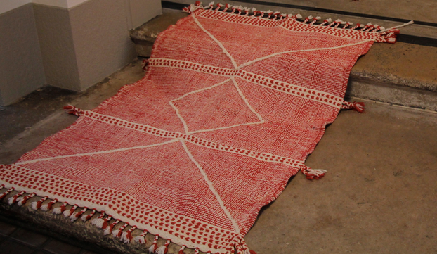 Tapis zanafi rouge 150x100 cm