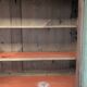Solid wood display cabinet